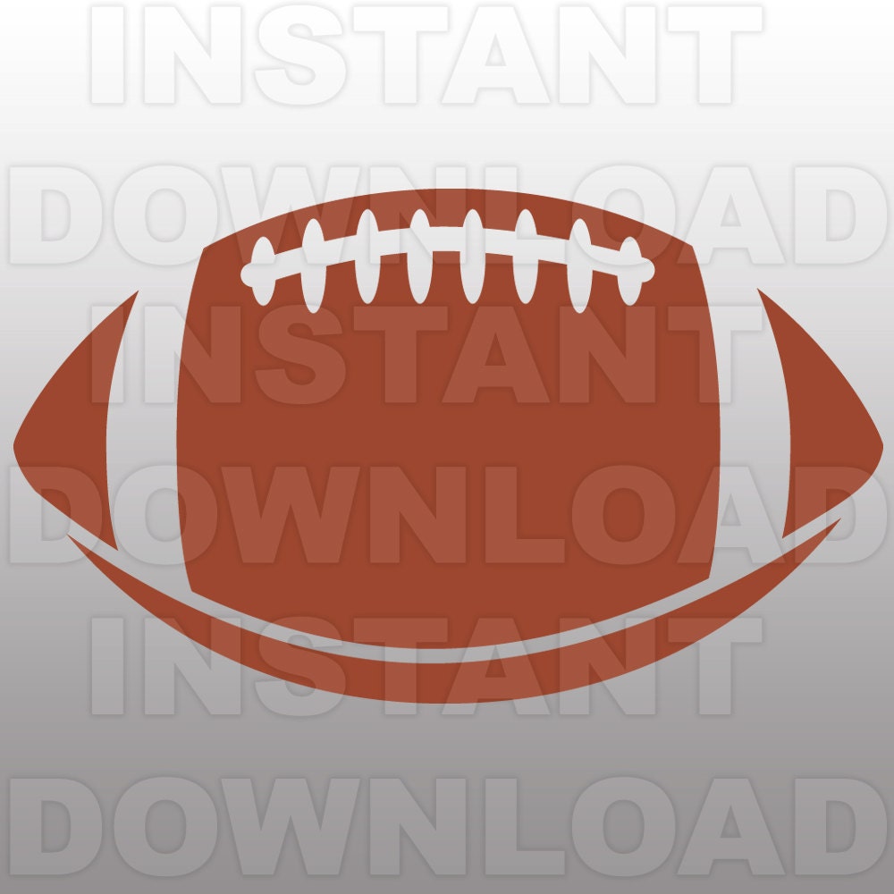 Download Football SVG File Cutting Template Clip Art for Commercial