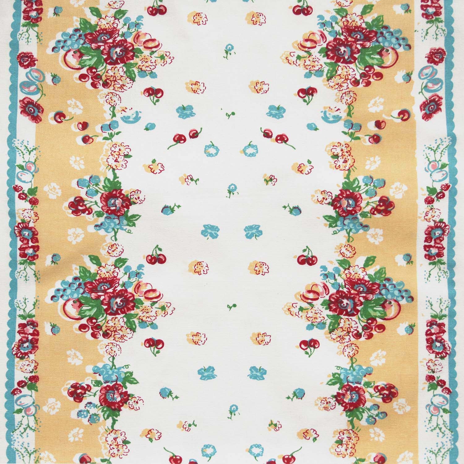 CLEARANCE Moda Kitchen 42 Toweling Fabric Flowers