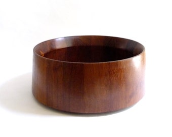 Danish Modern Dansk Wood Salad Bowl Quistgaard IHQ JHQ