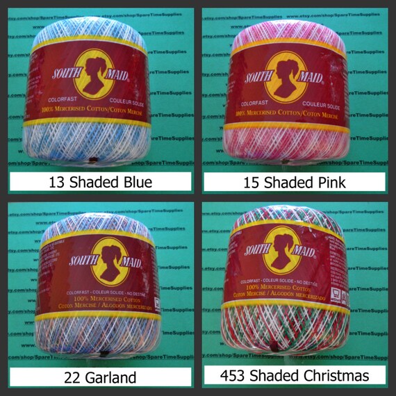 South Maid Crochet Thread Color Chart
