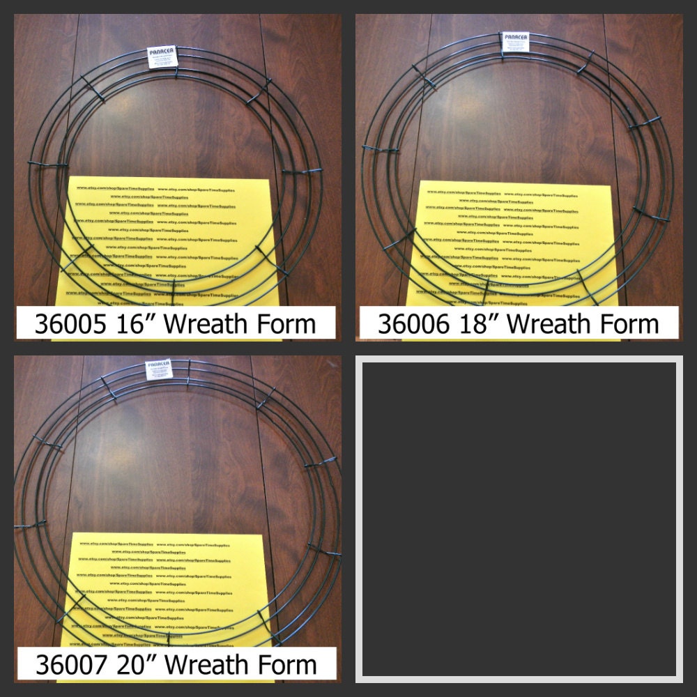 Wire Wreath Forms 16 18 and 20 sizes