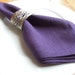 Plum Napkins, Hemp, Organic, table, 4