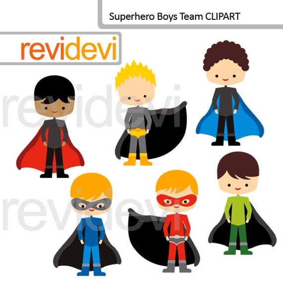 superhero clipart etsy - photo #47