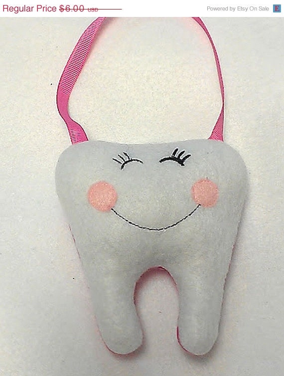 EASTER SALE Girls Tooth fairy Pillow Hang on a doorknob or bed post Il_570xn