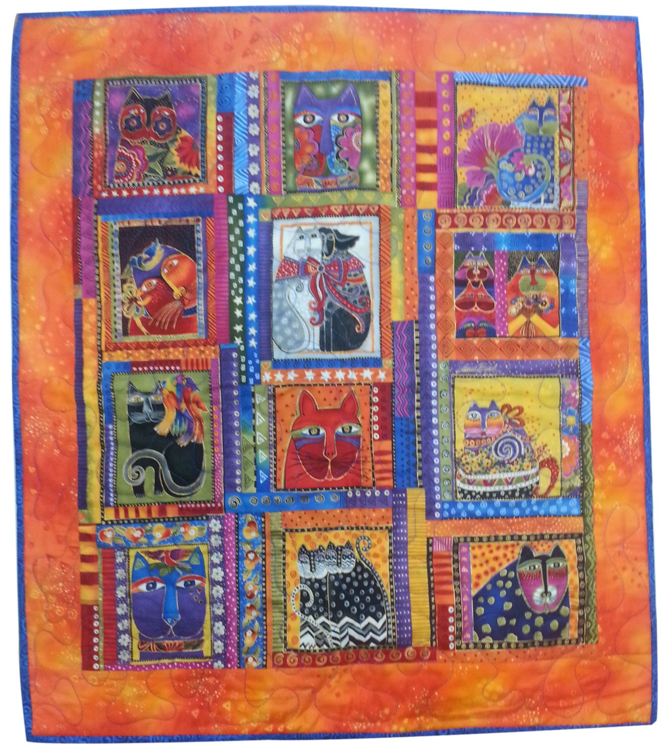 wall-hanging-quilt-in-laurel-burch-bright-colorful-cats