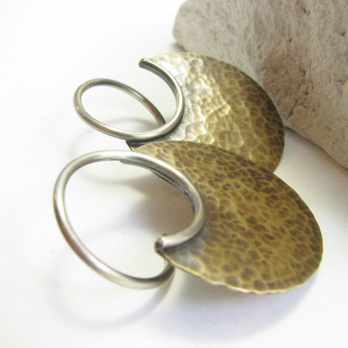 14 Gauge Earrings Expanded Earrings Stretched by CaravanRoad