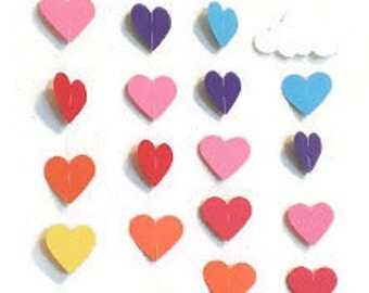 Rainbow & Cloud Garland, Baby Shower, Nursery Decor, Paper Garland
