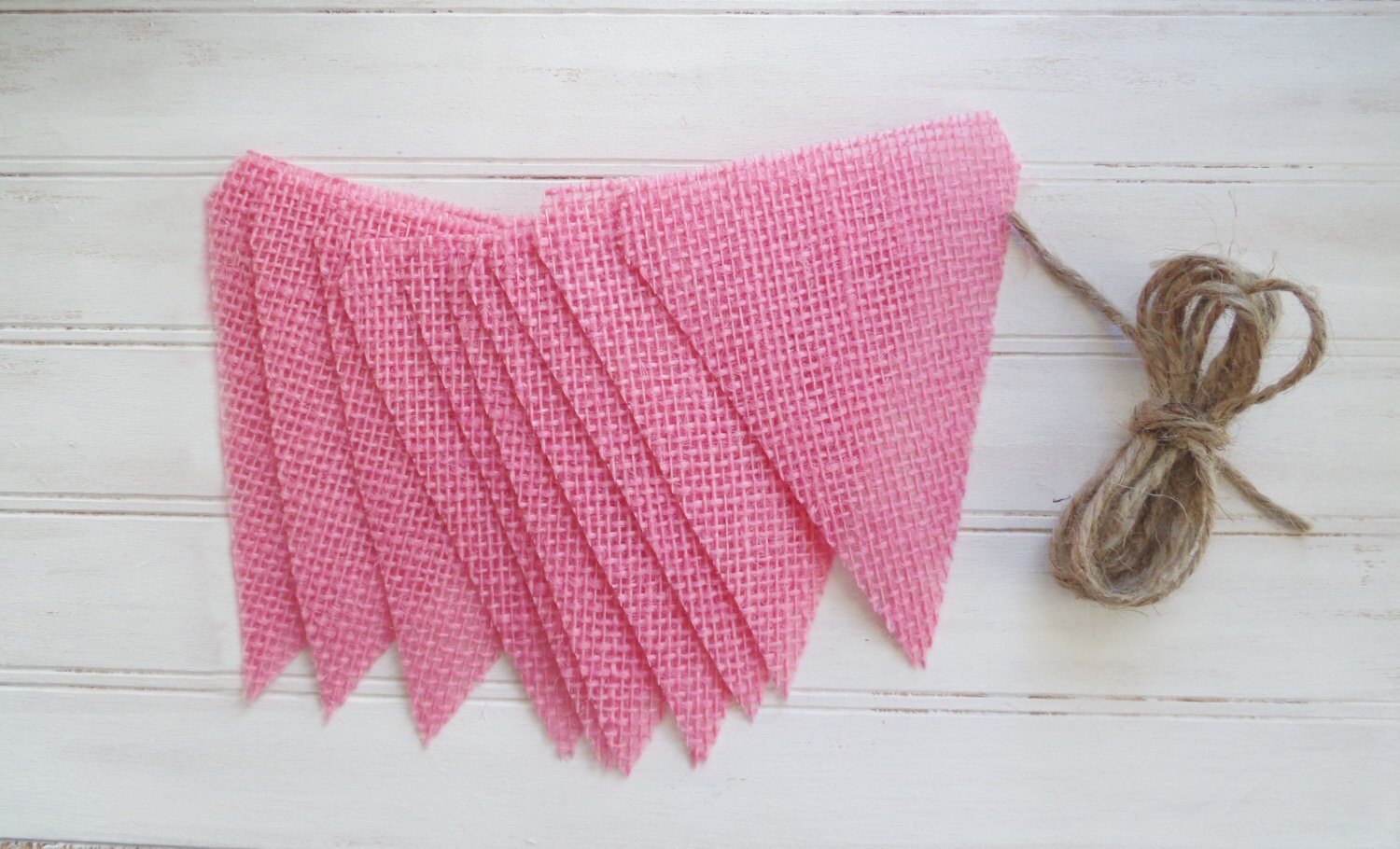 DIY Pink Burlap Banner kit burlap banner kit blank banner