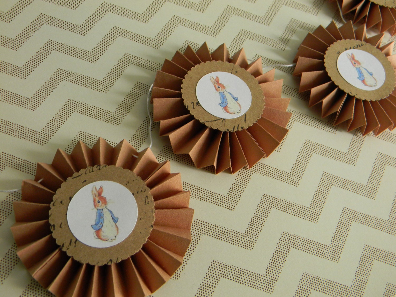 Peter Rabbit Bunting by ApplesModernArt on Etsy