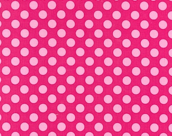 Michael Miller Fabric Ta Dot Confection Pink