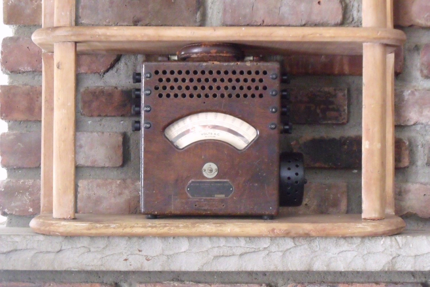 Vintage Voltage Meter Weston Electrical by Blueeggfarmboutique