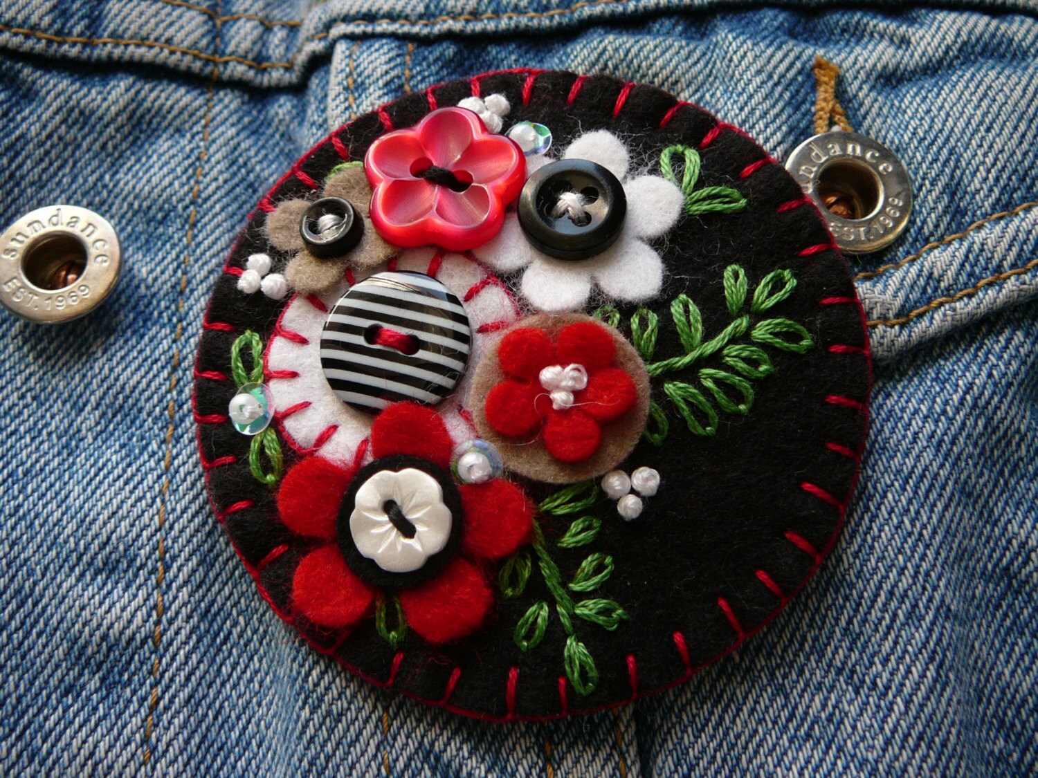 felt brooch