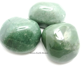 Aventurine Power Stone Boulder XL, Meditation, Feng Shui, Heart Chakra, Relaxation, Altar Stone, Tumbled, Brazil