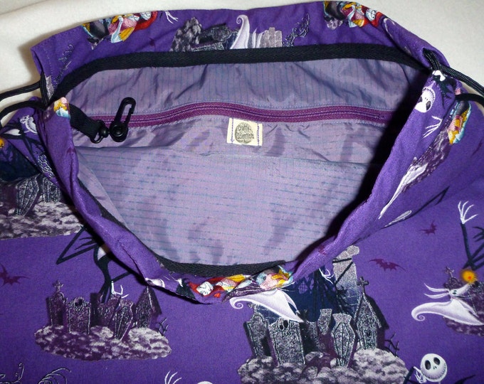 Purple Nightmares or is it Christmas? Backpack/tote/purse