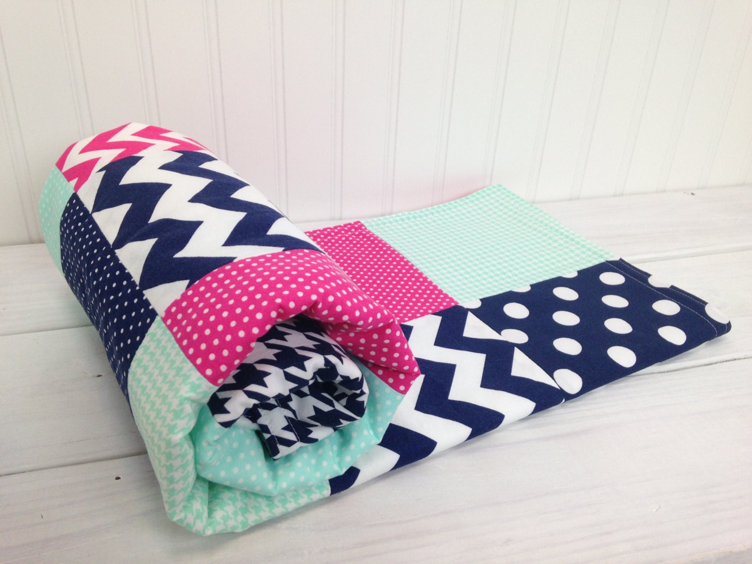 Baby Girl Blanket Minky Blanket Nursery Blanket Nursery