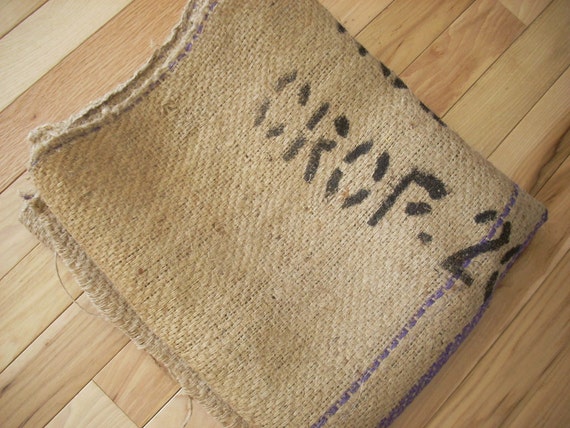 destash sale burlap coffee bag