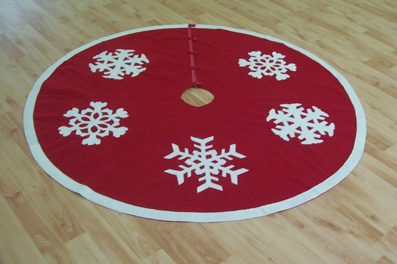 snowflake tree skirt made to order 36 inch diameter snowflake tree skirt made to order 36 inch diameter