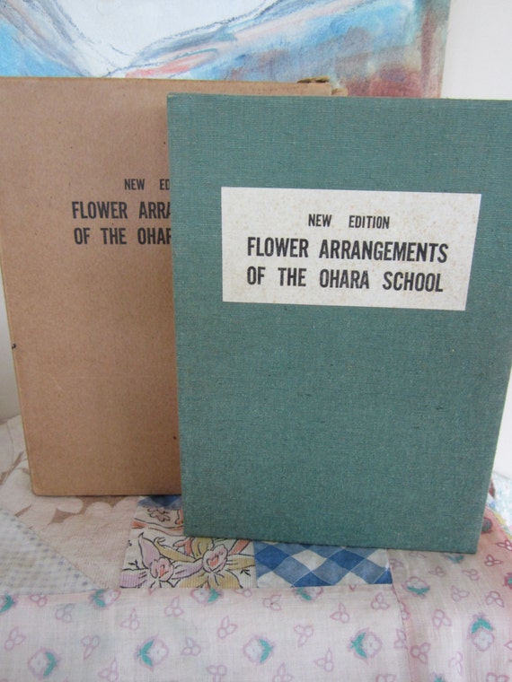 book fold flower instructions Fold of Vintage Accordian Ohara the School Arrangements Cloth Flower