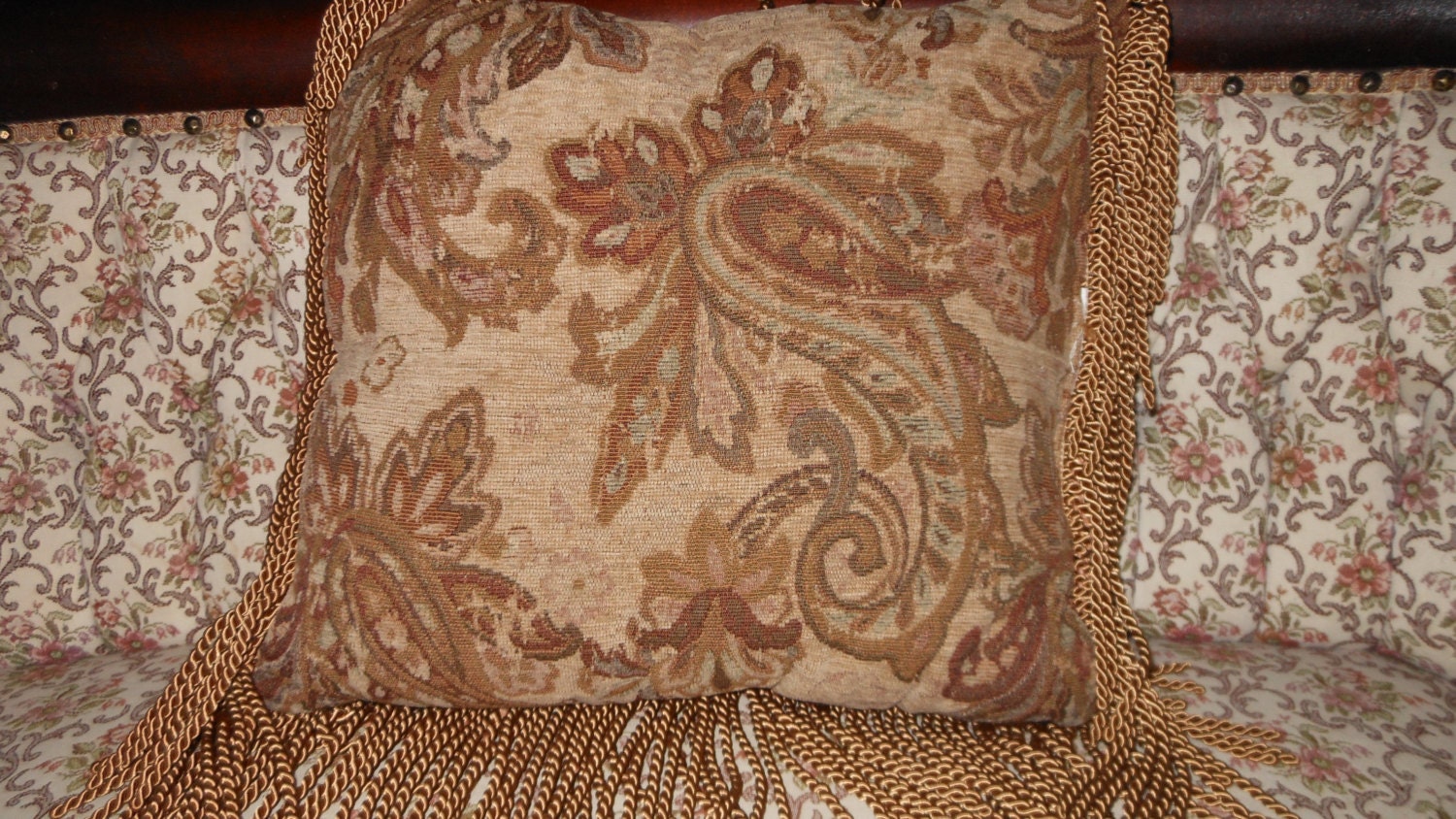 Fringe Throw Pillow Decorative Pillow Couch