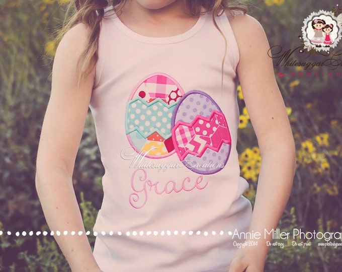 Girls Easter Shirt - Easter Egg-stra Cute Shirt - Personalized Easter Shirt, Eggs Shirt, Baby Girl Outfit, Easter Outfit, Baby Girl Outfit
