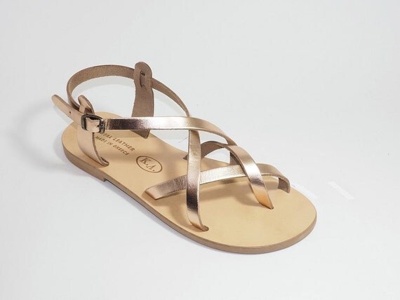 Greek Leather SANDALS by babisg on Etsy