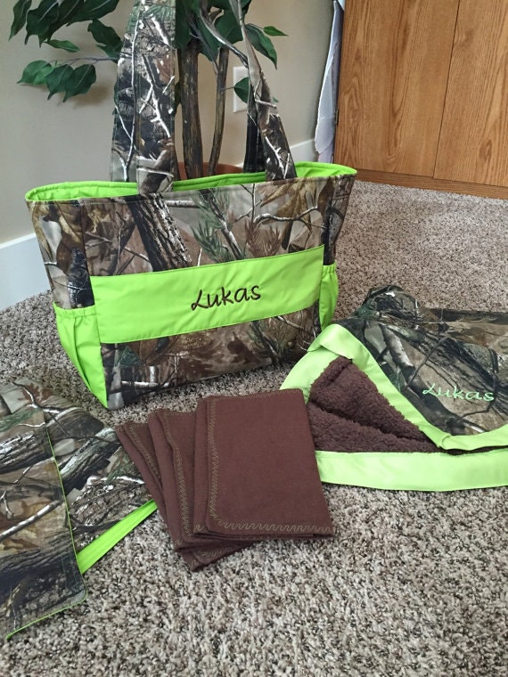 Hunting Camo Diaper bag Packages MADE TO ORDER by KyliezKreationz
