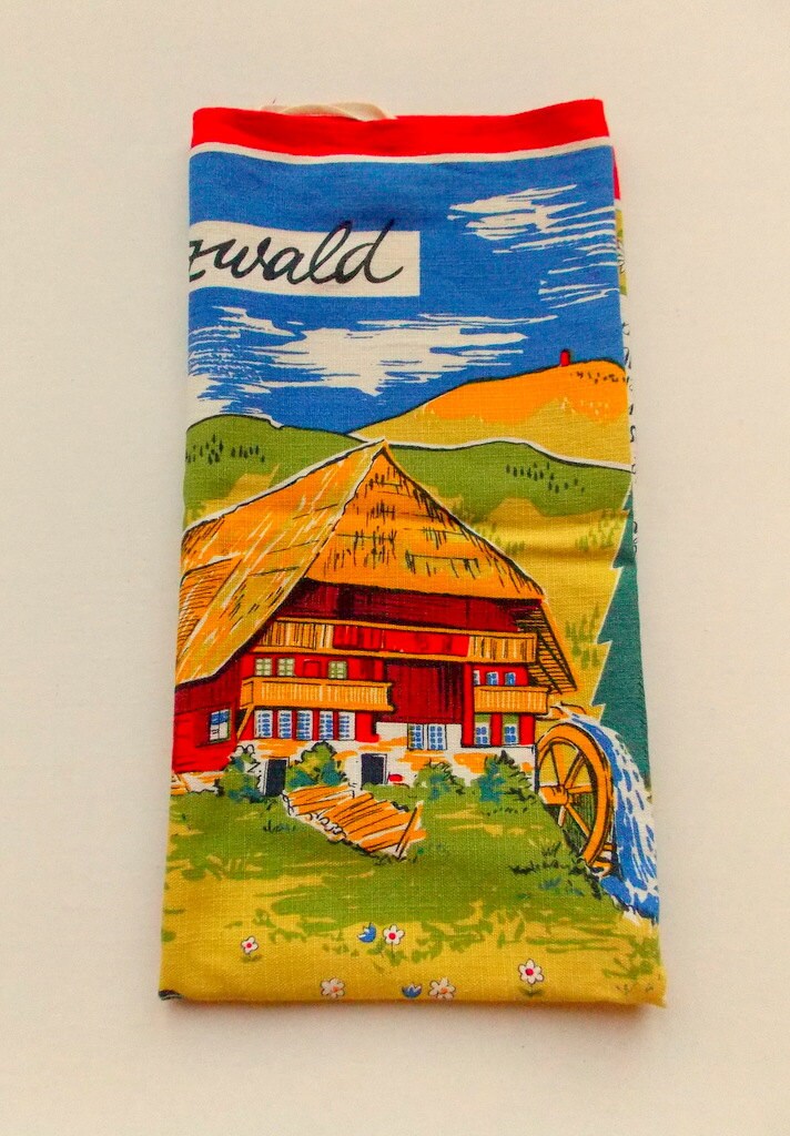 Vintage German Linen Tea Towel