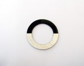 Black Resin Bangle-Geometric Resin Bangle-Modern Black Bangle-Resin Jewellery-Modern Jewelry-Minimalist Jewelry