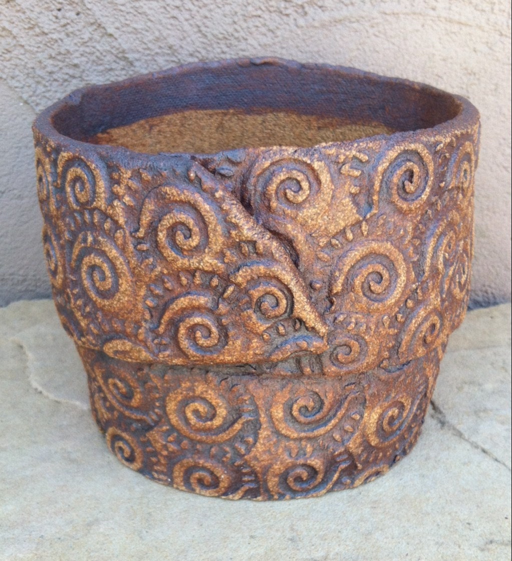 Hand Built Ceramic Planter