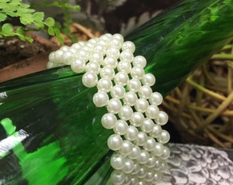 Color Your World Beaded Bracelet – Champagne (Ivory)