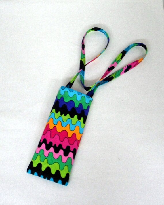 Eyeglass Case Neck Lanyard Soft Eyeglass Case Sun by Quiltwear