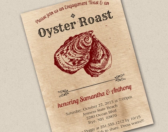 Oyster Roast Invitation 3