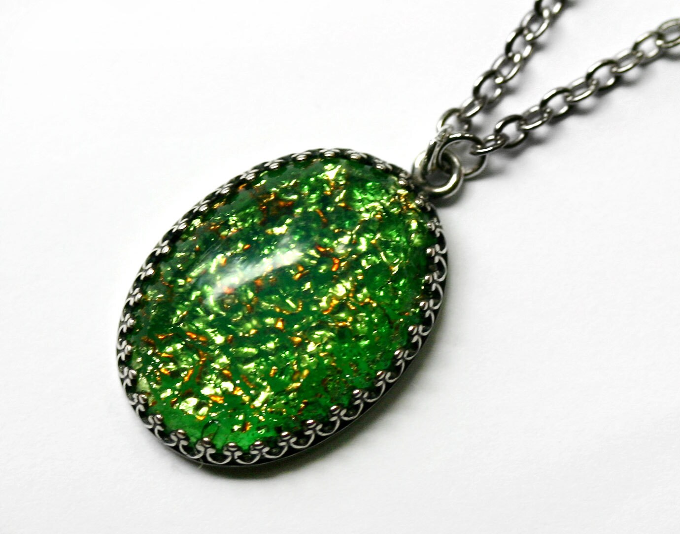 Peridot Opal Necklace