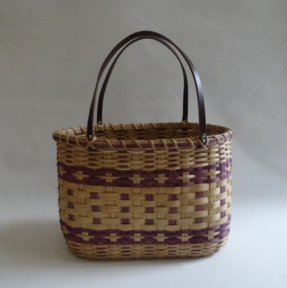 basket woven tote