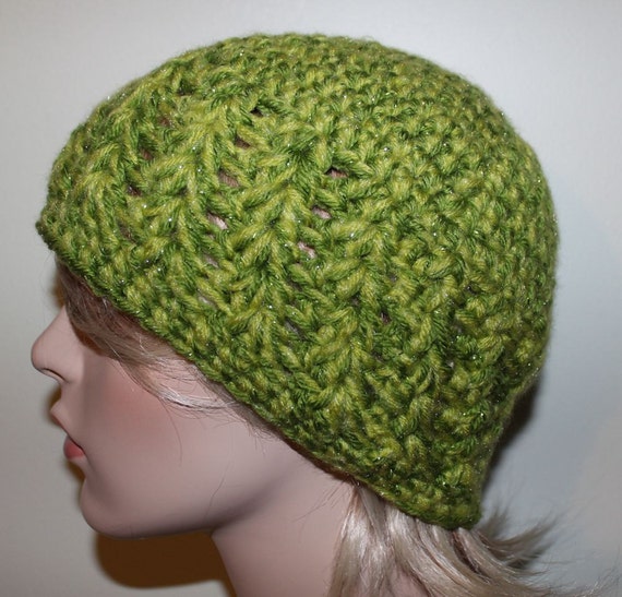 Items similar to Women's Textured Hat, Unique Original, Cloche, Knit ...