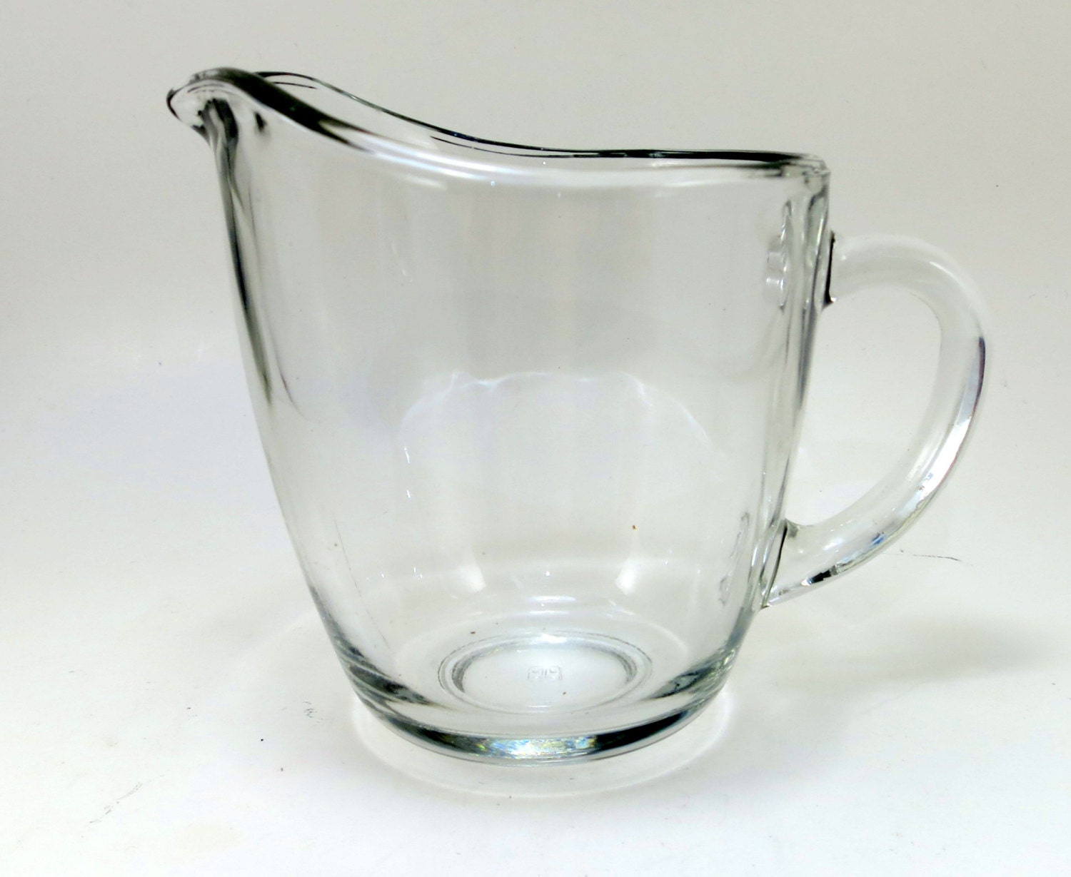 Vintage Clear Glass Anchor Hocking Milk Creamer Pitcher