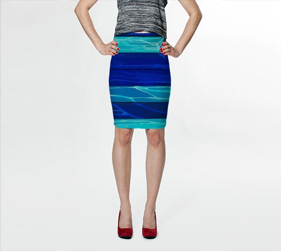 Items similar to Fitted Skirt - Tube Skirt - Teen Skirt - Printed Skirt ...