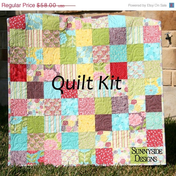 Chantilly Quilt Kit Lauren and Jessi Jung Moda by SunnysideFabrics