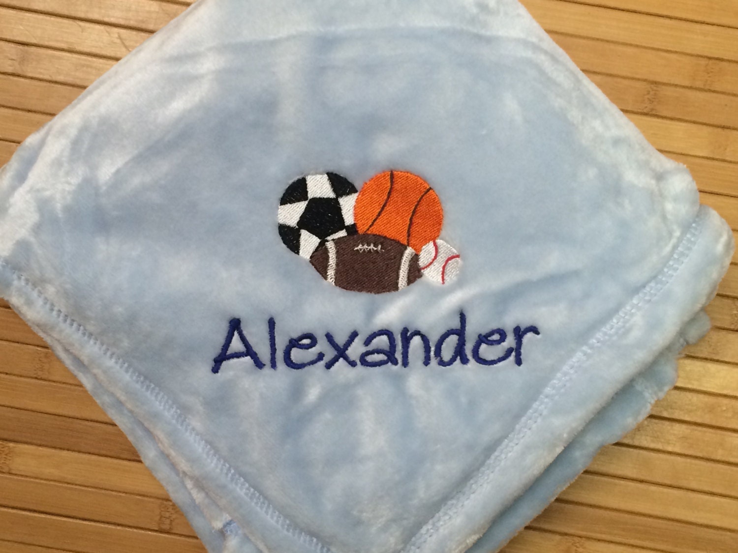 Personalized Baseball Baby Blanket | Zazzle.com