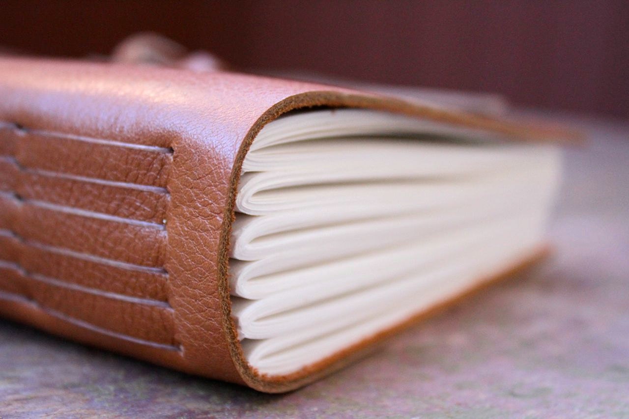 Ready to ship Leather Sketchbook/Leather Journal with