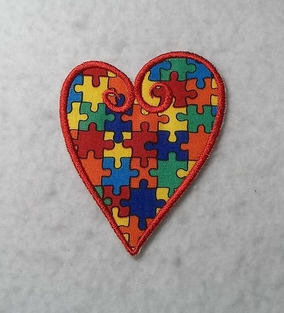 Download Heart Autism Awareness Puzzle Piece MADE to ORDER Choose