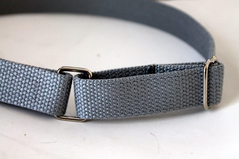 Grey Velcro Belt Grey Velcro D Ring Webbing Belt