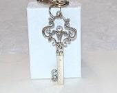 Rhinestone Key Key Ring with Lobster Clasp Gifts for Her Unique Gifts For Her Under 15