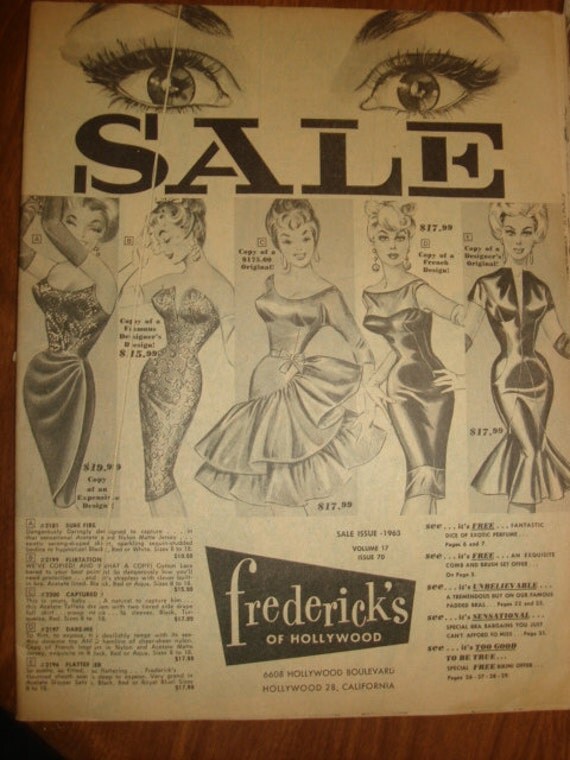 Vintage 1963 frederick's of Hollywood by PastPossessionsOnly