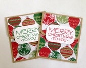 Christmas Gift Card Holder - Holiday Gift Card Holder - Ornament Money Envelope - Coworker Gift - Xmas Gift Card - Christmas Card Holder