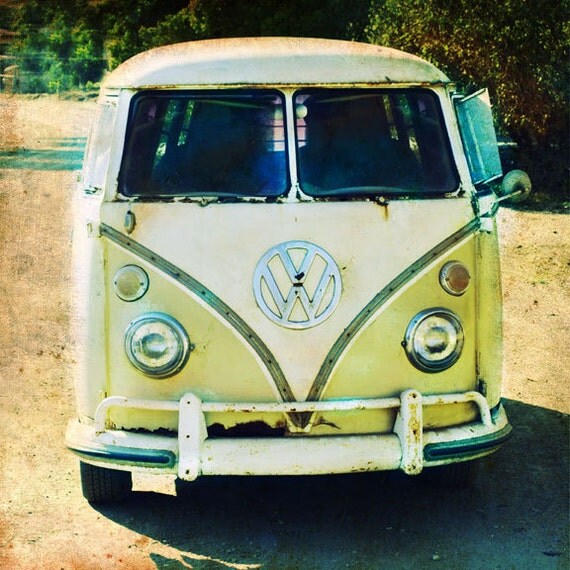 VW Bus Art VW Bus Large Canvas Wall Art Retro by LafayettePlace