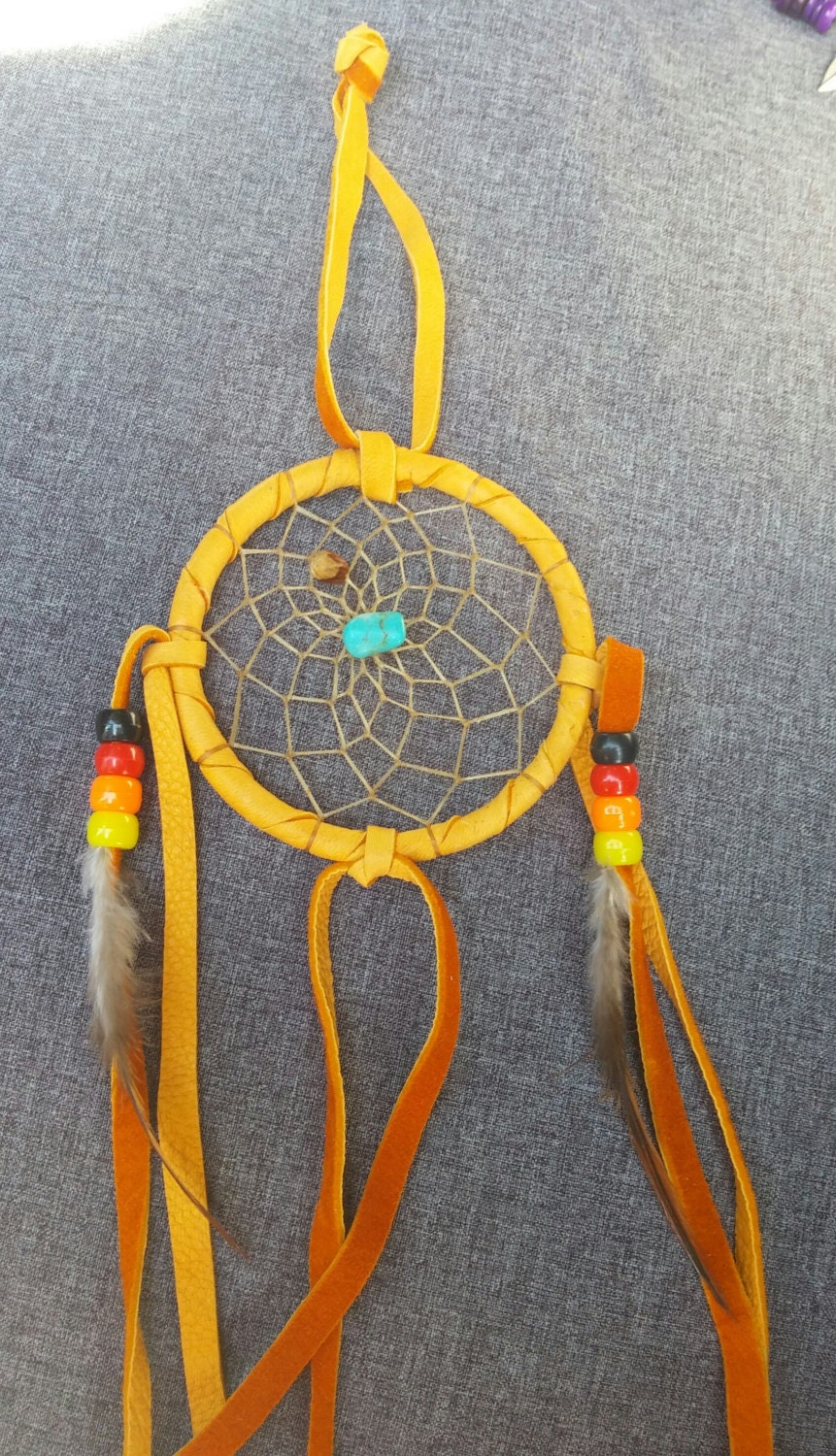 Authentic Native American Dream Catcher Turquoise Dream