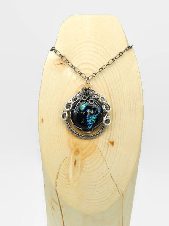 Cosmic Fantasy Necklace by MysticStoneJewels on Etsy