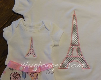 Eiffel Tower Embroidery File