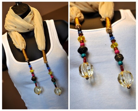 Items similar to Jeweled Scarf 3 on Etsy